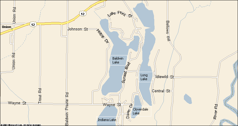 Baldwin Lake, Union, Michigan