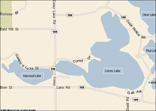 Harwood Lake, Jones, Michigan