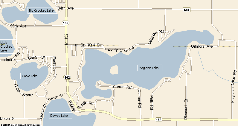 Magician Lake, Michigan