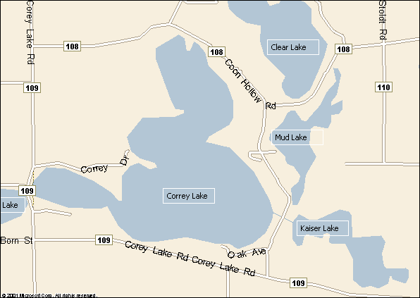 Mud Lake, Jones, Michigan