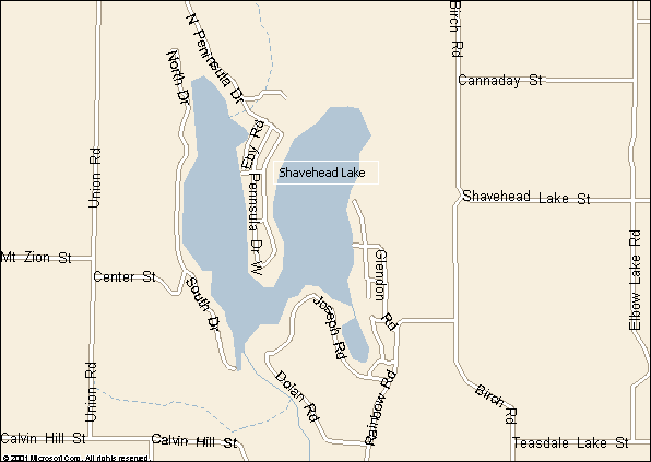 Shavehead Lake, Union, Michigan