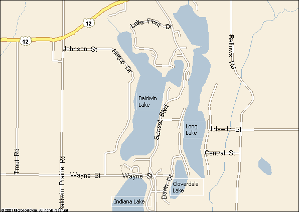 Magician Lake, Sister Lakes, Michigan